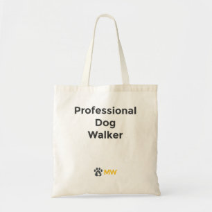 Professional Dog Walker Tote Bag   Funny Dog Walke
