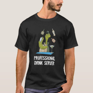 Professional Drink Server Turtle Intoxicologist Ba T-Shirt