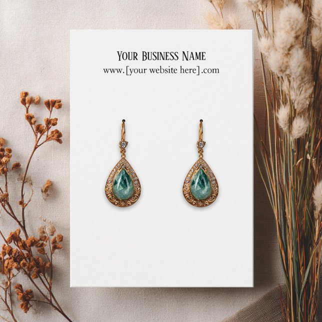 Professional Earring Business Cards (Creator Uploaded)