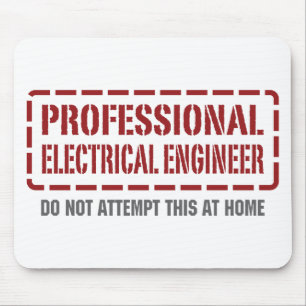 Professional Electrical Engineer Mouse Pad