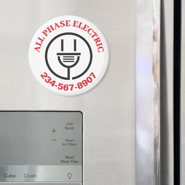 Professional Electrical Service Advertising Magnet (In Situ (Fridge))