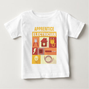 Professional Electrician Iconic Designed Baby T-Shirt