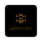 Professional Elegant Black and Gold Modern Rounded