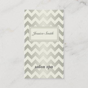 Professional elegant classy vintage chevron business card