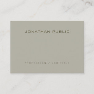 Professional Elegant Clean Design Modern Template Business Card