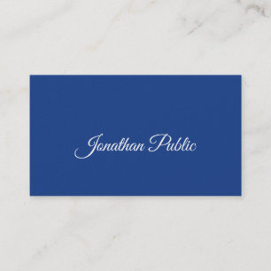 Professional Elegant Handwritten Script Luxury Business Card