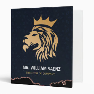 Professional Elegant Lion Logo Binder
