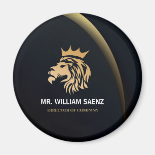  Professional Elegant Lion Logo  Magnet