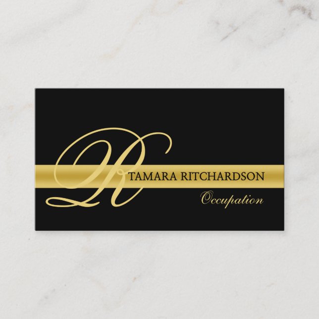 Professional elegant luxury business card design (Front)
