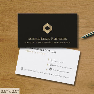 Professional Elegant Luxury Logo Business Card