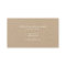 Professional Elegant Minimal Kraft