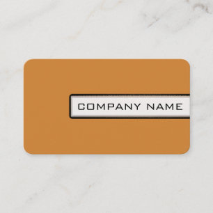 Professional Elegant Modern Bronze Minimalist Business Card