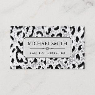 Professional Elegant Modern Leopard Skin #31 Business Card