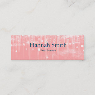 Professional elegant modern luxury glitter mini bu business card