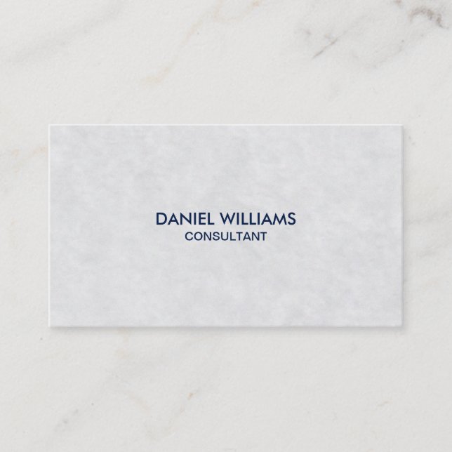 Professional Elegant Modern Minimal Parchment Business Card (Front)