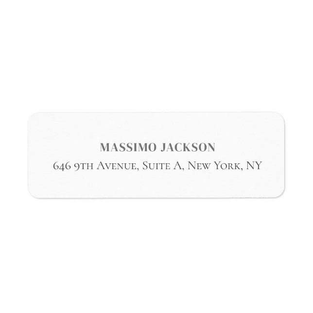 Professional elegant modern minimalist add name (Front)