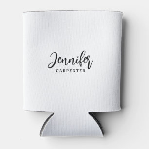 Professional elegant modern minimalist add name can cooler