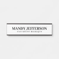 Professional elegant modern minimalist add name
