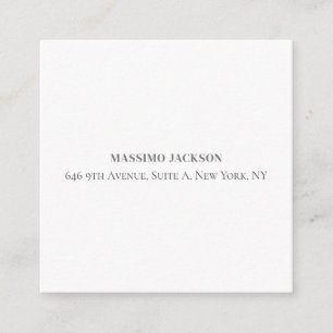 Professional elegant modern minimalist add name enclosure card