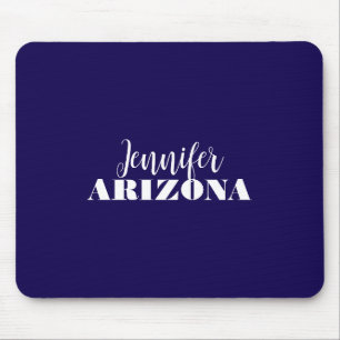 Professional elegant modern minimalist dark blue mouse pad
