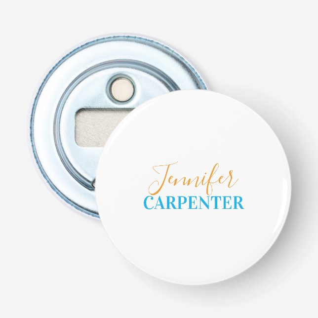 Professional elegant modern minimalist plain  bottle opener (Front)