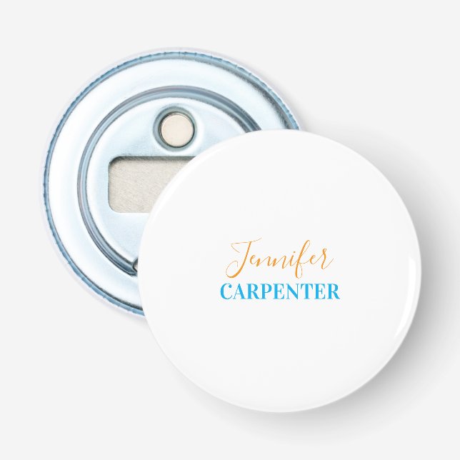 Professional elegant modern minimalist plain  bottle opener (Front)