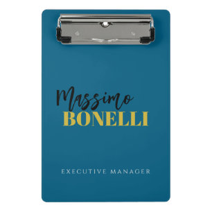 Professional elegant modern minimalist plain mini clipboard