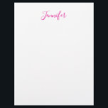 Professional elegant modern minimalist plain name letterhead<br><div class="desc">A perfect design that will work in business or in your private life. A simple,  minimalist,  perfect look. Just for you.</div>