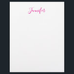 Professional elegant modern minimalist plain name letterhead<br><div class="desc">A perfect design that will work in business or in your private life. A simple,  minimalist,  perfect look. Just for you.</div>