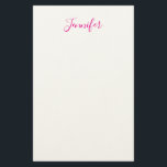 Professional elegant modern minimalist plain name stationery<br><div class="desc">A perfect design that will work in business or in your private life. A simple,  minimalist,  perfect look. Just for you.</div>