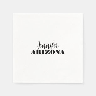 Professional elegant modern minimalist plain napkin