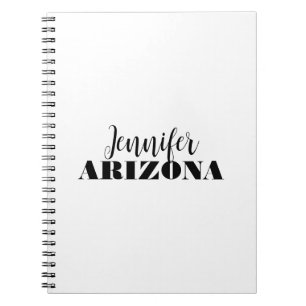 Professional elegant modern minimalist plain notebook