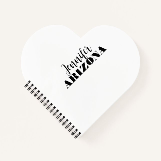 Professional elegant modern minimalist plain notebook (Front)