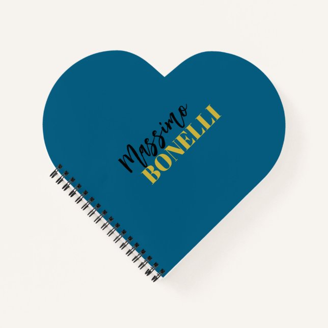 Professional elegant modern minimalist plain notebook (Front)