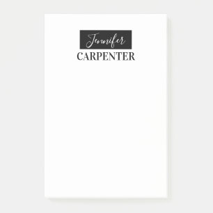 Professional elegant modern minimalist plain post-it notes