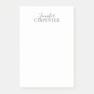 Professional elegant modern minimalist plain post-it notes
