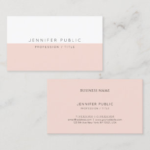 Professional Elegant  Modern Minimalist Template Business Card