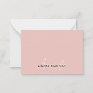 Professional Elegant Modern Personalized With Name Card