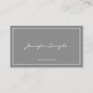 Professional Elegant Modern Silk Finish Luxury Business Card