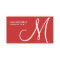 Professional Elegant Monogram Makeup Artist Red