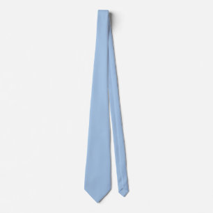 Professional elegant pastel blue solid colour tie