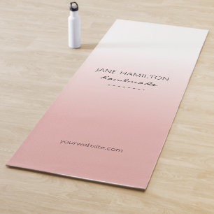 Professional Elegant Pink Exercise Mat