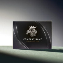  Professional Elegant Silver Lion Logo 