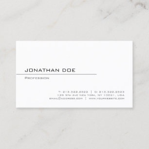 Professional Elegant Template Modern Simple Business Card