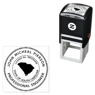 Professional Engineer South Carolina Self-inking Stamp