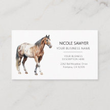 Professional Equestrian Personalized Equine Horse