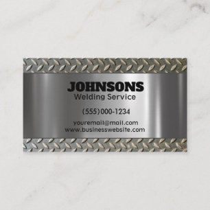 Professional Fabricator Welding Service Business Card