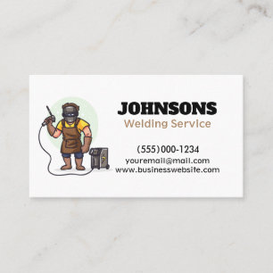 Professional Fabricator Welding Service Business Card