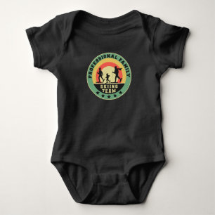 Professional Family Skiing Team Skier Winter Baby Bodysuit