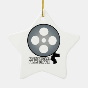 Professional Film Critic Ceramic Ornament